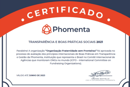 Certificado Phomenta