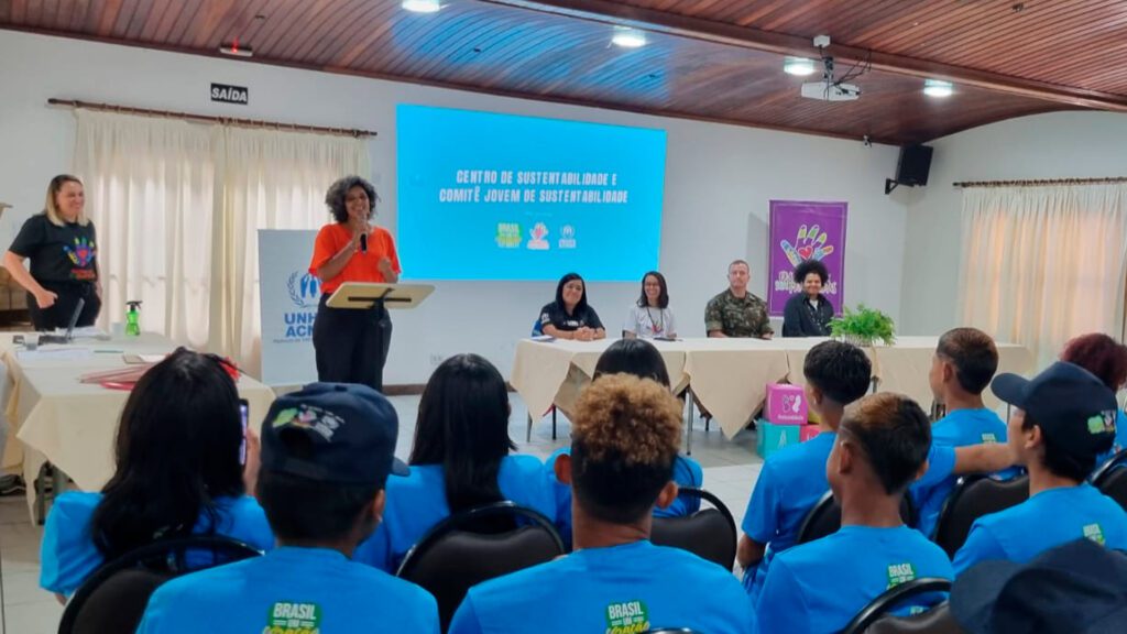 Em parceria com o ACNUR, inaugura Centro de Sustentabilidade