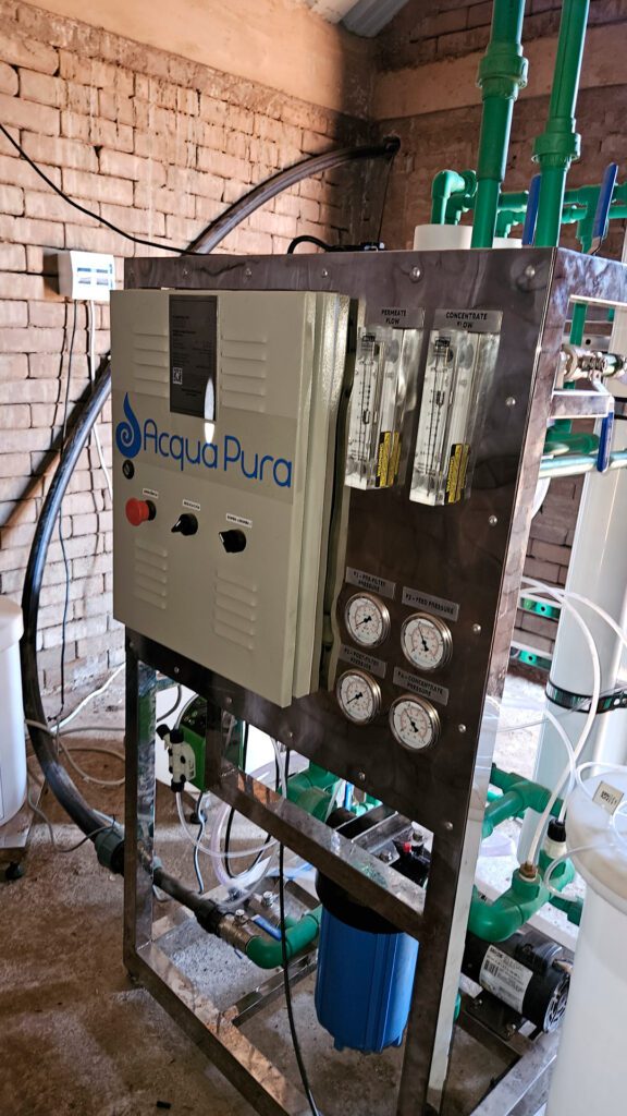 Instalação dessalinizador